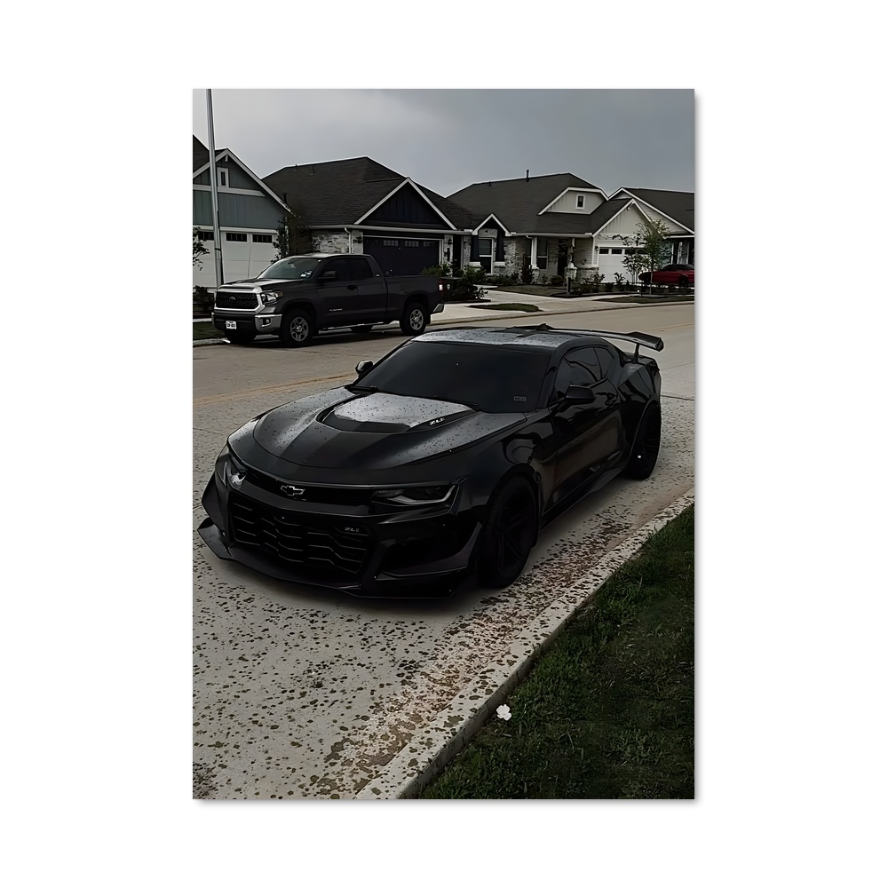 Poster Camaro Noire